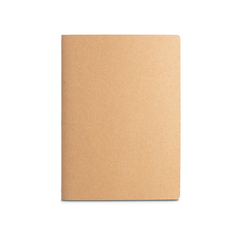 Caderno A4 com capa em cartão e cantos redondos personalizado