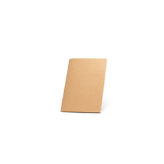Caderno A5 com capa em cartão e cantos redondos e personalizado com seu logo na internet