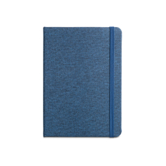 Caderno tipo moleskine ecológico formato A5 e com capa dura em pet