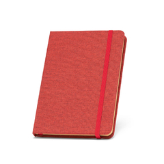 Caderno tipo moleskine ecológico formato A5 e com capa dura em pet - Mkt Brindes Personalizados 