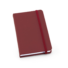 Caderno personalizado de bolso tipo moleskine com 80 folhas não pautadas, capa dura em couro sintético - comprar online