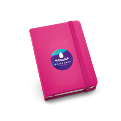 Caderno de bolso personalização com 80 folhas não pautadas capa dura em couro sintético na internet