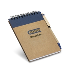 Caderno de bolso reciclado e espiral personalizado. - Mkt Brindes Personalizados 