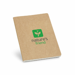 Caderno A5 capa personalizada e miolo com 40 folhas pautadas de papel reciclado - comprar online