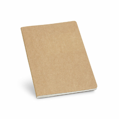 Caderno A5 capa personalizada e miolo com 40 folhas pautadas de papel reciclado - Mkt Brindes Personalizados 