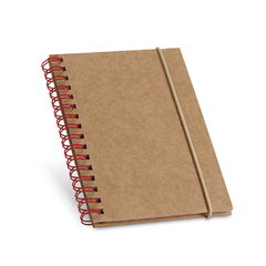 Caderno personalizado de bolso espiral com 60 folhas pautadas de papel reciclado e capa dura - comprar online