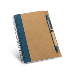 Caderno bloco de notas reciclado com 60 folhas e caneta reciclada na internet