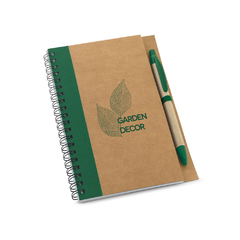 Caderno B6 espiral personalizado e com 60 folhas não pautadas de papel reciclado - comprar online