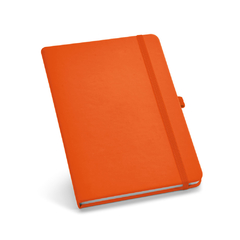 Imagem do Caderno capa dura em couro sintetico e personalizada formato B6