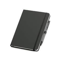 Kit de caderno personalizado tamanho A5 com esferográfica e capa em couro sintético com 80 folhas não pautadas. - comprar online