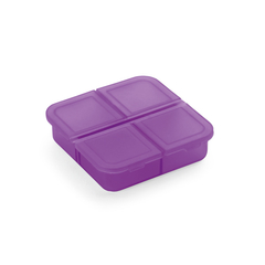 Imagem do Porta comprimidos personalizado e com 4 divisórias com tampa, disponível em várias cores