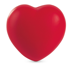 Bolinha Anti-estresse em espuma PU em formato de coração com personalização. - loja online