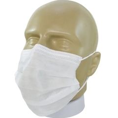 Máscaras cirúrgicas descartável e de proteção tripla produzida em tnt na internet