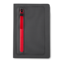 Caderno de anotações capa dura e personalizado e com porta objetos na capa na internet