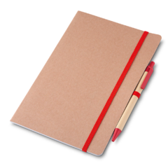 Imagem do Caderno de anotações caneta em papel kraft e personalizados