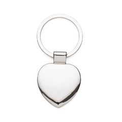 Chaveiro de metal formato coração personalizado - comprar online