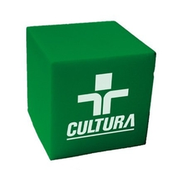 Bolinha cubo anti stress em pu personalizada e em formato Cubo - loja online