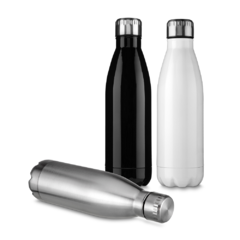 Squeeze garrafa personalizada, em inox com pintura epox e capacidade 750ml e tampa metal com anel de vedação - Mkt Brindes Personalizados 