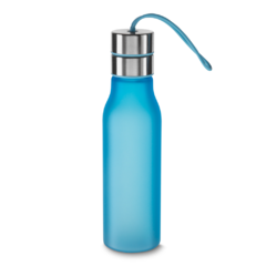 Squeeze Garrafa plástica 600 ml com filtro, alça de silicone e tampa de metal, personalizada com seu logo - loja online