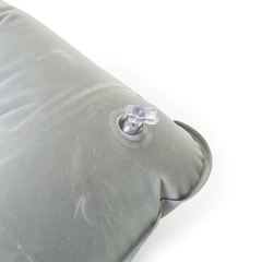 Travesseiro inflável personalizado e revestido de veludo máscara para olhos de cetim