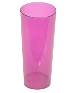 Imagem do Copo long drink 330ml, material plástico translucido e personalizado de logo
