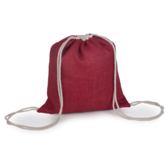 Sacola mochila em junta personalizada com seu logo - Mkt Brindes Personalizados 