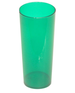 Imagem do Copo long drink 330ml, material plástico translucido e personalizado de logo