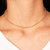 COLAR CHOKER ELO PORTUGUES LISO DOURADO - comprar online