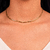 COLAR CHOKER MALHA SNAKE 4MM DOURADO - comprar online