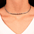 COLAR CHOKER MALHA SNAKE 4MM RÓDIO BRANCO - loja online