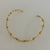 COLAR CHOKER ARO TORCIDO LISO DOURADO - comprar online