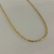 COLAR CHOKER CANUTILHO ORGÂNICO LISA DOURADO