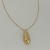 COLAR GOTA LISA DOURADO - comprar online