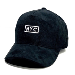 Boné Hype - NYC Camurça - Preto - Original - Fecho StrapBack - Combina com tudo - Envio Imediato - Qualidade Alta na internet