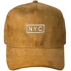 Boné Hype - NYC Camurça - Caramelo - Original - Fecho StrapBack - Combina com tudo - Envio Imediato - Qualidade Alta - comprar online