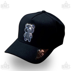 Boné Anth Co - Urso Ursinho - Preto - Aba Curva - Snapback - Original - Unisex na internet