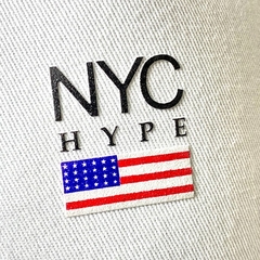 Boné Hype - NYC Bandeira dos Estados unidos - Branco - Original De Alta Qualidade - Bonés imports - loja de bonés