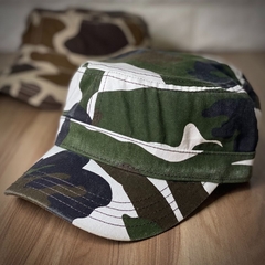 Boné Leopard - Cap Militar - Camuflagem Verde - Lançamento de Alta Qualidade - Envio Imediato