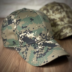 Boné Leopard - CAP MILITAR - Camuflagem Pixel Verde - Lançamento de Alta Qualidade - Envio Imediato