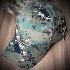 Imagem do Boné Leopard - CAP MILITAR - Camuflagem Pixel Verde - Lançamento de Alta Qualidade - Envio Imediato