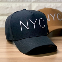 Boné NYC Copa Alta Fundo G - Preto SnapBack - Original De Alta Qualidade - Encaixe Perfeito - Envio Imediato