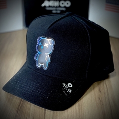 Boné Anth Co - Urso Ursinho - Preto - Aba Curva - Snapback - Original - Unisex