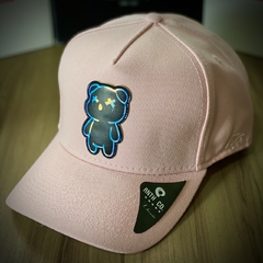 Boné Anth Co - Urso Ursinho - Rosa - Aba Curva - Snapback - Original - Unisex