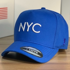 Boné Hype NYC - Azul Royal - Original - Fecho Plástico - Combina com tudo - Envio Imediato - Qualidade Alta na internet