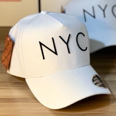 Boné New York City - Branco - Young Money - Original - Fecho Plástico - Combina com tudo - Envio Imediato - Qualidade Alta