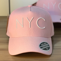 Imagem do Boné New York City - Rosa - Young Money - Original - Fecho Plástico - Combina com tudo - Envio Imediato - Qualidade Alta