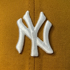 Boné Infantil - New York Caramelo Logo Branco - 2 a 14 anos Com Regulador - Qualidade Absurda - loja online