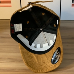 Boné Hype - NYC Camurça - Caramelo - Original - Fecho StrapBack - Combina com tudo - Envio Imediato - Qualidade Alta - Bonés imports - loja de bonés