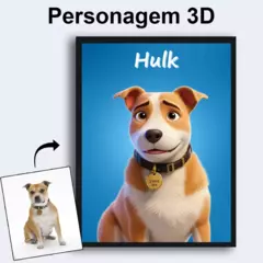 Quadro Personagem 3D