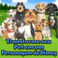 ARTE DIGITAL SEU PET PERSONAGEM DA DISNEY na internet